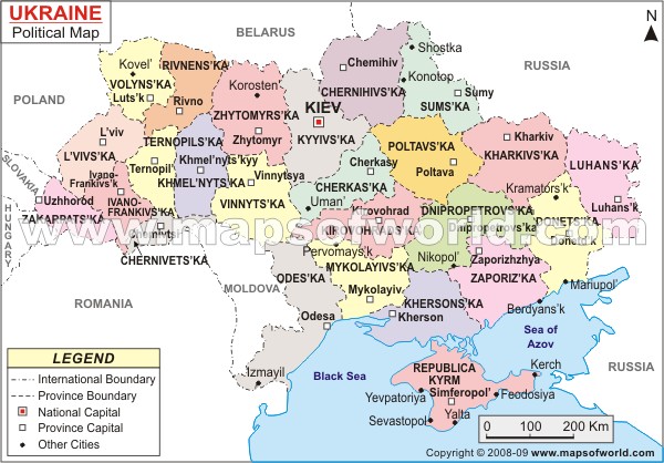 Sumy Map Ukraine